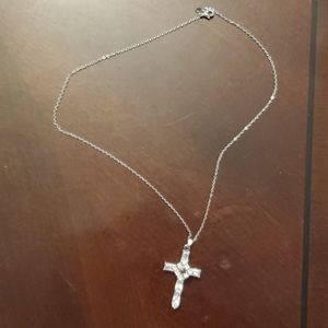 Sterling silver cross with chain